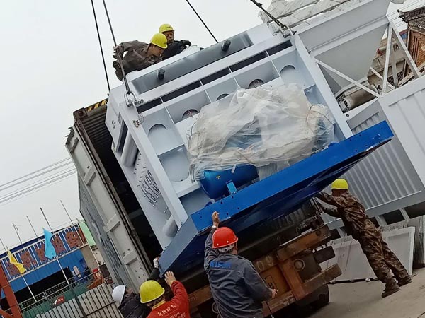 Aimix AJ-90 concrete plant sent to Indonesia 5