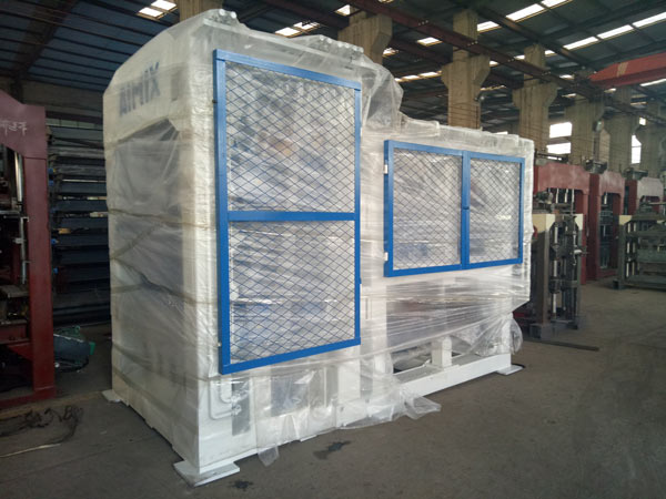 Aimix hollow block machine exported to Bolivia