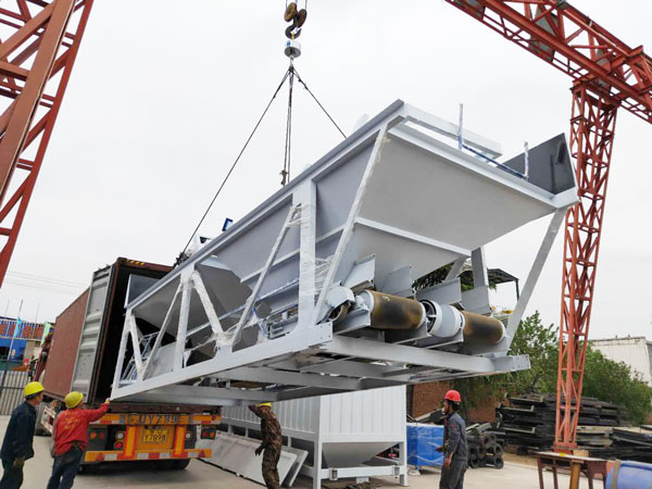 Aimix AJ50 concrete plant sent to Bangladesh 2