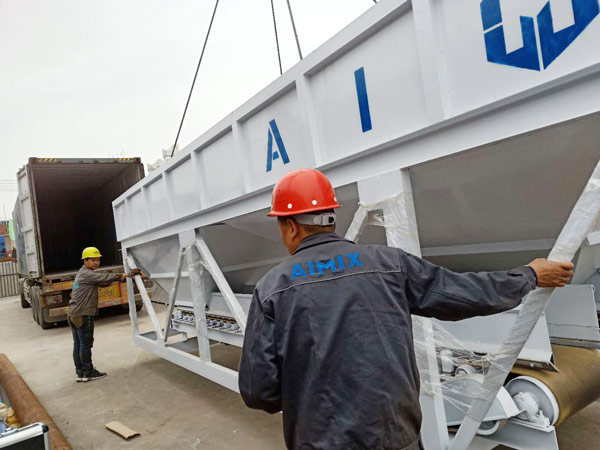 Aimix AJ50 concrete plant sent to Bangladesh 4