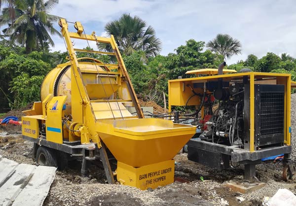 Aimix concrete mixer pump in the Philippines