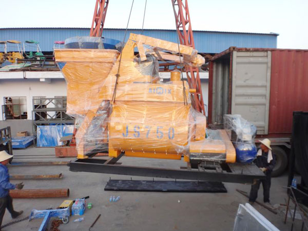 Aimix AJ35 Concrete Plant Sent to Uzbekistan 2