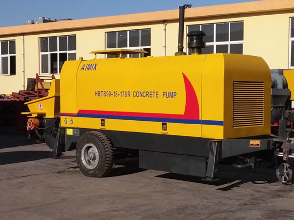 Aimix diesel concrete pump to Kazakhstan