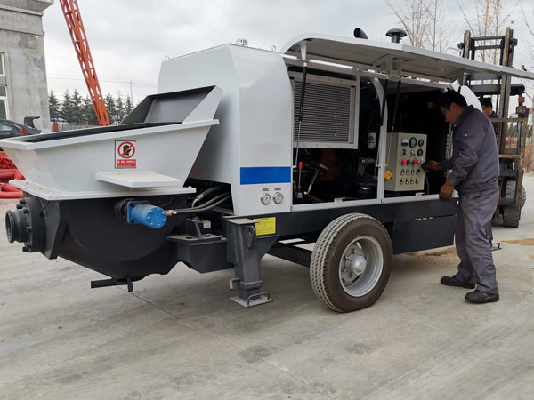 Aimix ABT40C Trailer Concrete Pump to Bolivia 3