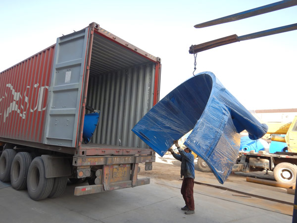 Aimix bolted cement silo sent to Bolivia 2