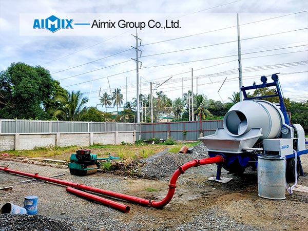 Aimix concrete mixer pump in Philippines 2