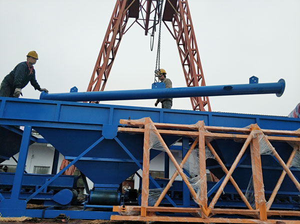 Aimix concrete plant sent to Myanmar 1