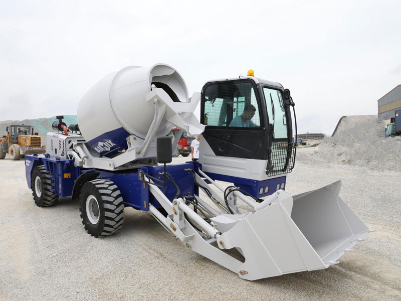 2.6 cub self loading concrete mixer