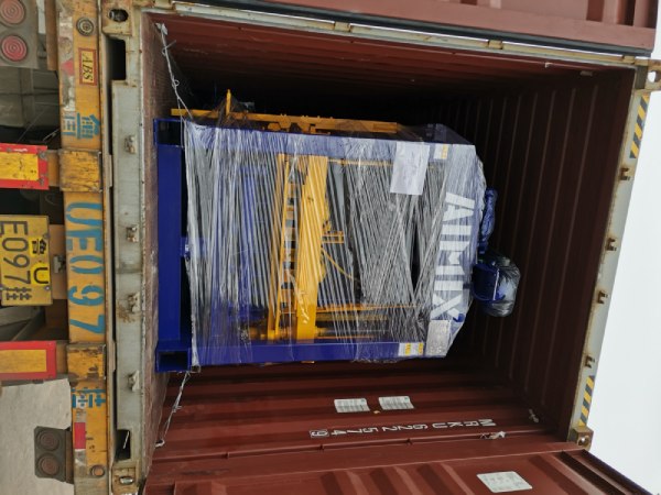 Aimix block machine sent to Bangladesh 2