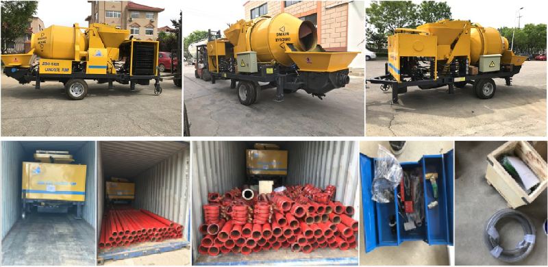aimix concrete mixer pump exported