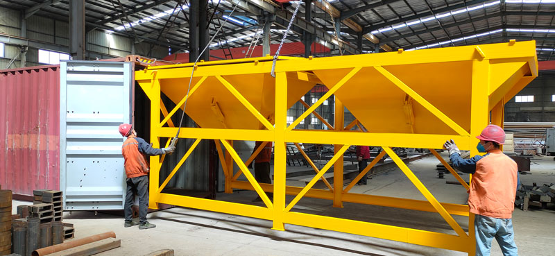 Aimix AJ60 concrete plant to Indonesia 1