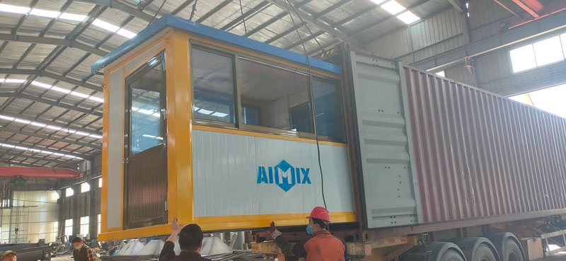 Aimix AJ60 concrete plant to Indonesia 3