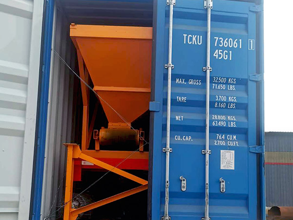 Aimix AJY-60 mobile concrete plant sent to Indonesia 4