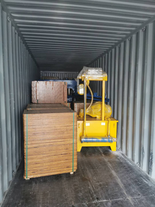 AIMIX concrete block machine sent to Jamaica 4