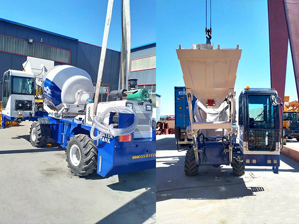 AIMIX self loading concrete mixer sent to Philippines 1