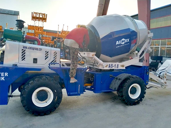 AIMIX self loading concrete mixer sent to Philippines 3