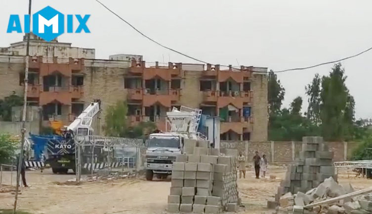 Aimix concrete plant loaded in Pakistan 4