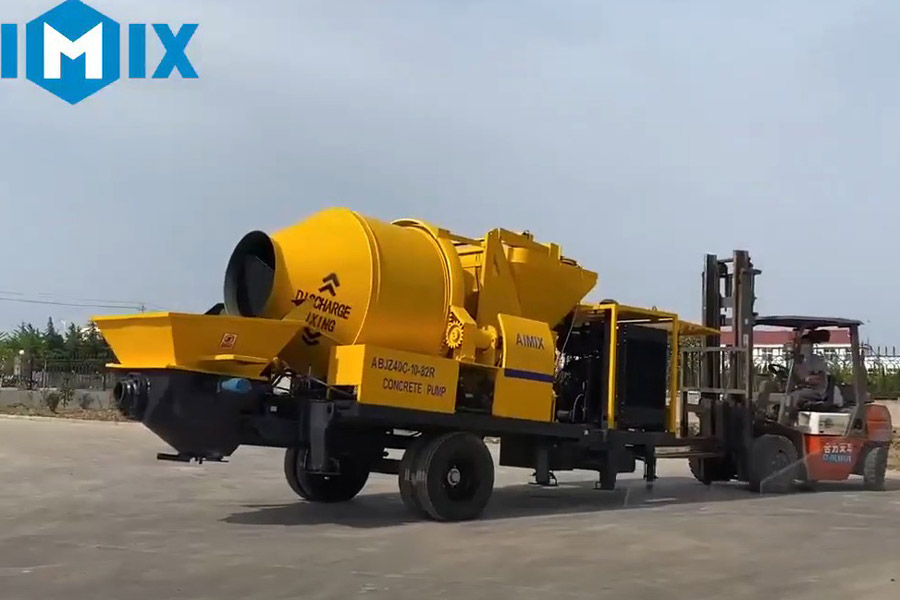 AIMIX concrete pump mixer sent to South Sudan