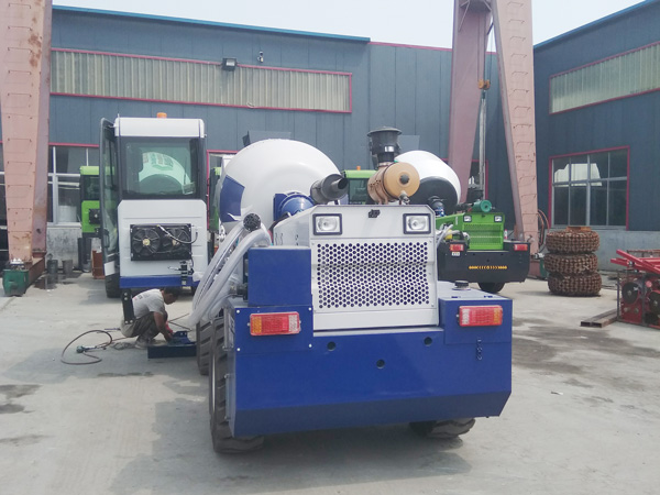 AIMIX 1.2cub self load concrete mixer sent to Malaysia