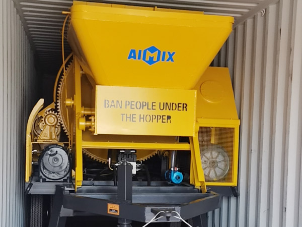 AIMIX 40 concrete mixer pump sent Indonesia
