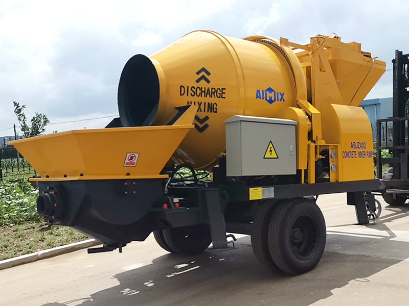 AIMIX concrete mixer pump sent to Indonesia