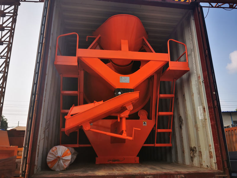 concrete mixer drum sent to Malaysia