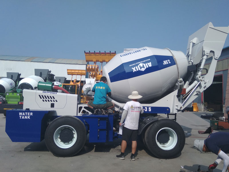 AIMIX AS3.5 self loading mixer sent to Russia