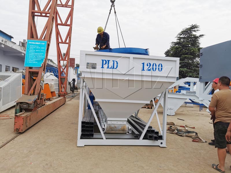 AIMIX stationary concrete plant sent to Armenia