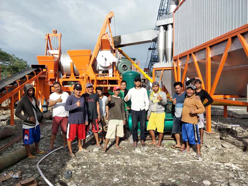 AIMIX 60 asphalt mixing plant in the Philippines