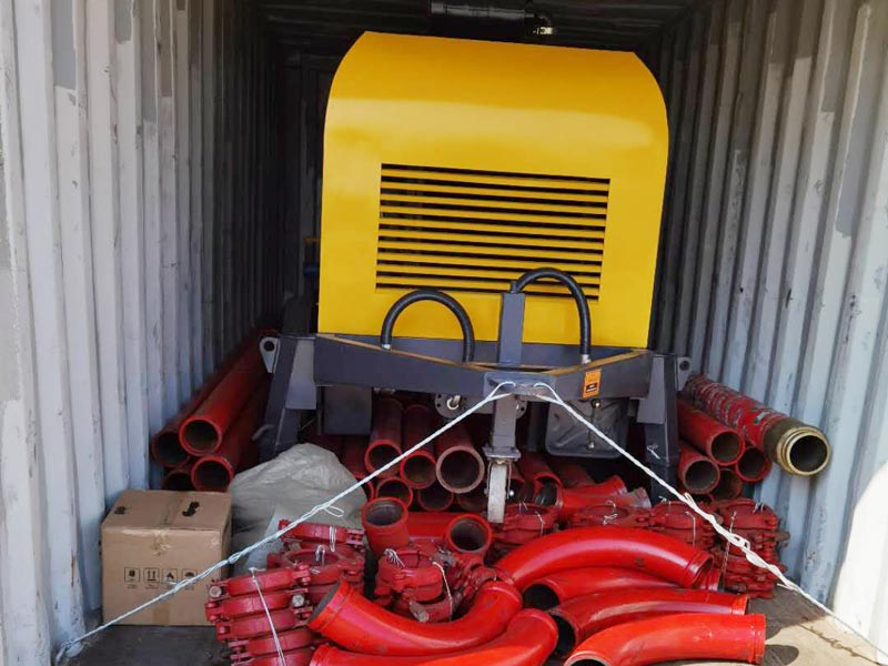 AIMIX ABT40C diesel concrete pump sent to the Philippines