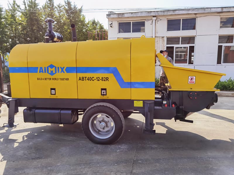 AIMIX ABT40C diesel concrete pump to Philippines