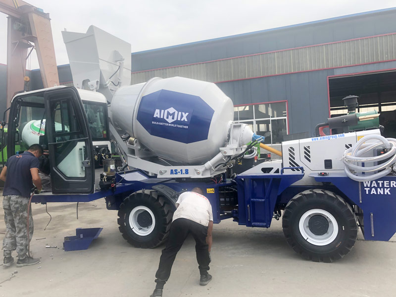 AS1.8 self load concrete mixer to the Philippines