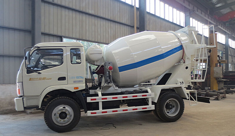 concrete mixer truck with chassis