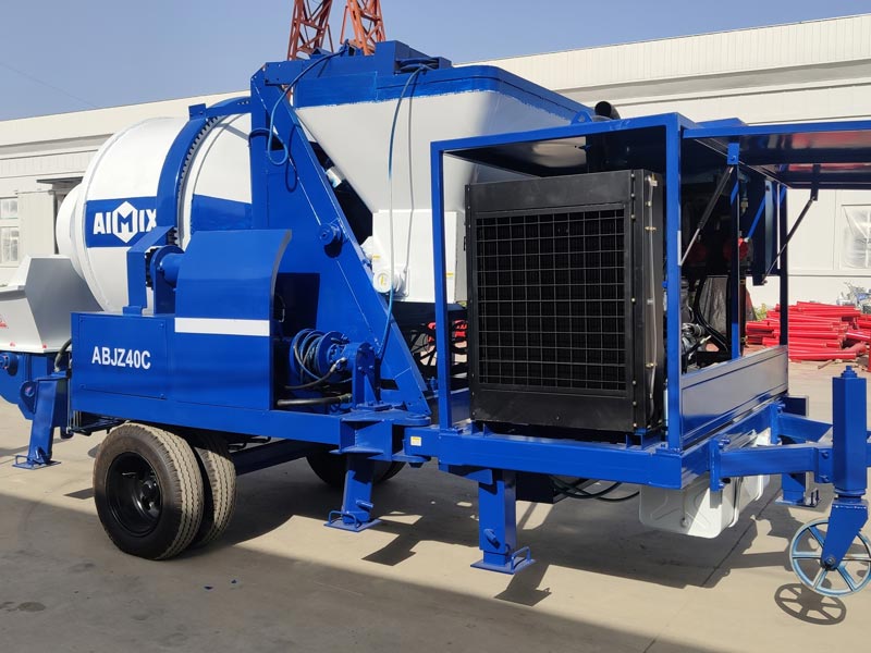 40 concrete mixer pump sent to Indonesia