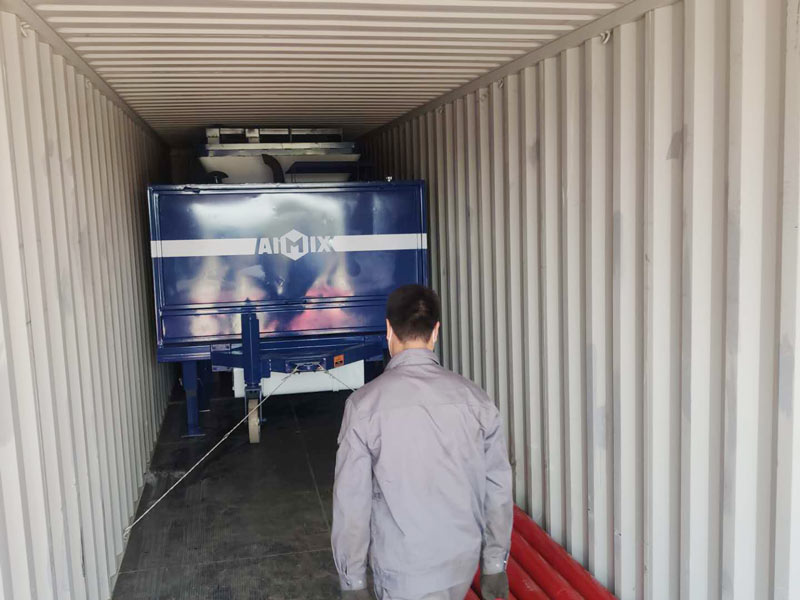 40 diesel concrete mixer pump to Indonesia