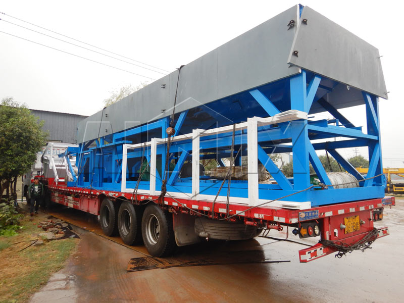 stabilized soil mixing plant loading site