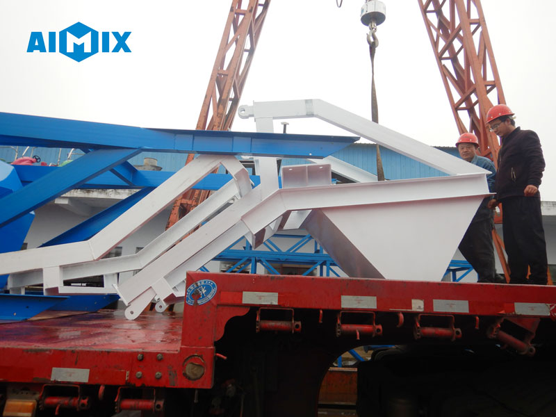 stabilized soil mixing plant loading