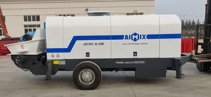 ABT80C concrete pump sent to Russia
