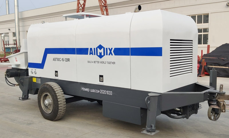 ABT80C diesel concrete pump Russia