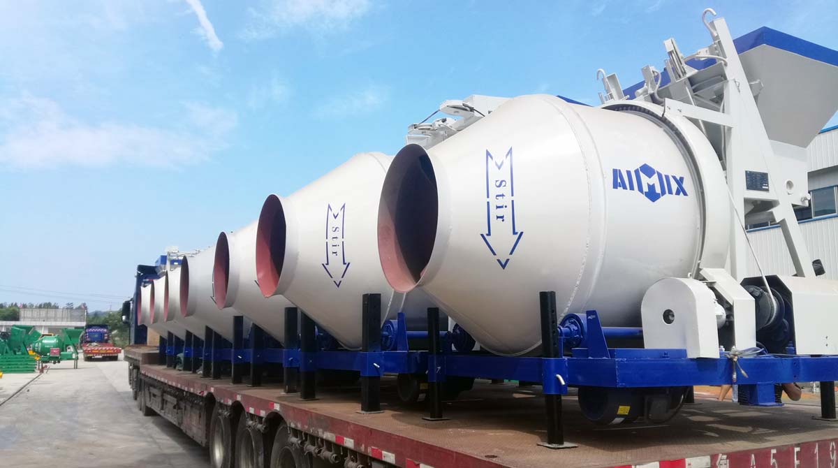AIMIX concrete mixer exported