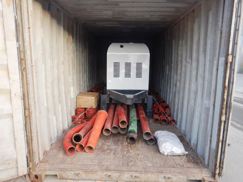 AIMIX ABT30C concrete pump sent to Indonesia