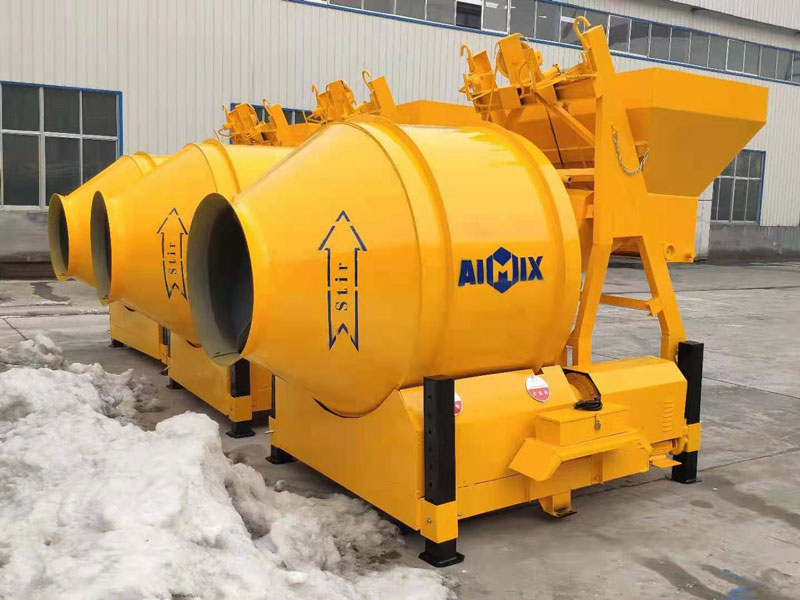 JZM450 concrete mixer sent to Indonesia