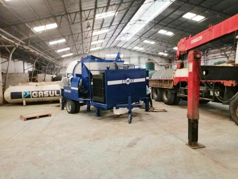 mixer pump discharged site