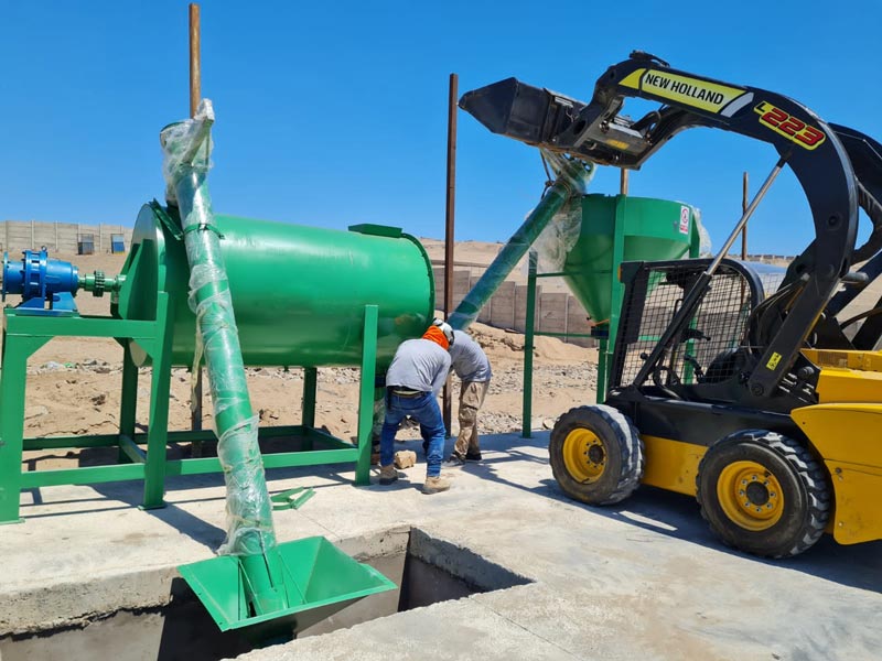 AIMIX Dry Mortar Plant in Peru