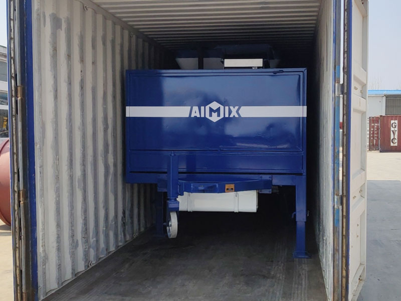 AIMIX mixer pump loaded