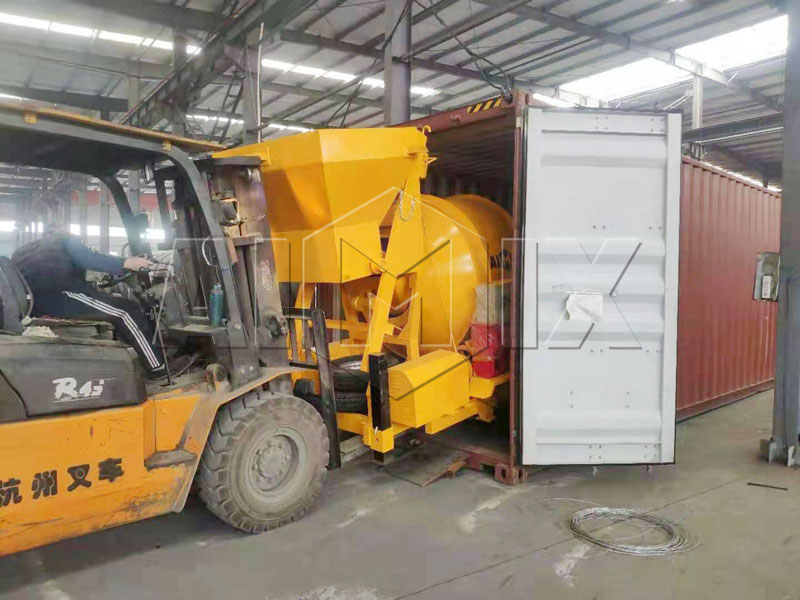 JZM500 concrete mixer sent to Jakarta