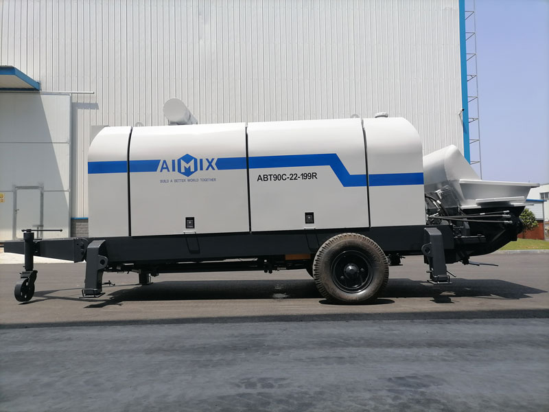 ABT90C diesel engine concrete pump