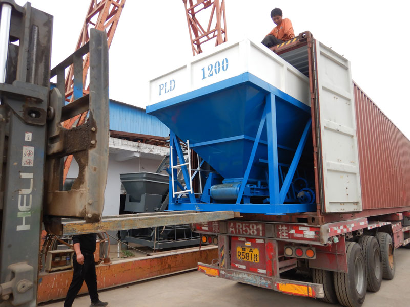 batching machine loading