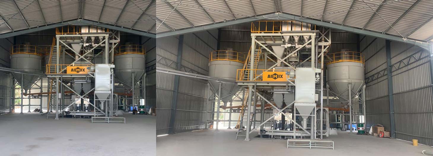 10 ton dry mortar plant in Malaysia