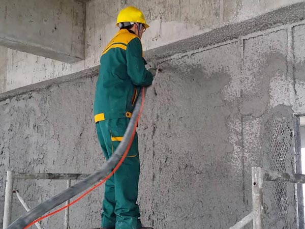 dry mortar application